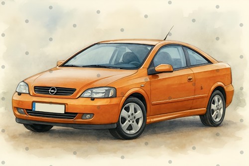 Opel astra coupe bertone - opel,